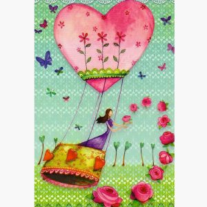 Κουτί με διακόσμηση πρόσωπα (15*10*6.5 εκ.)