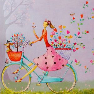 Κουτί με διακόσμηση πρόσωπα (15*15*6.5 εκ.)