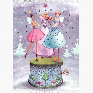 Κουτί με διακόσμηση νεράιδες (18*12.5*6.5 εκ)