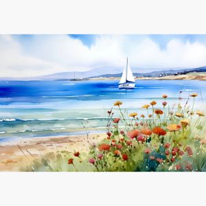 Κουτί με διακόσμηση καλοκαίρι (15*10*6.5 εκ.)