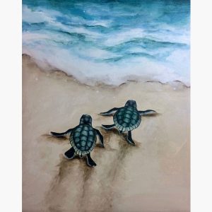 Κουτί με διακόσμηση χελωνάκια