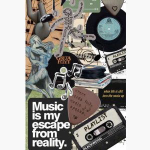 Κουτί με διακόσμηση μουσική 6