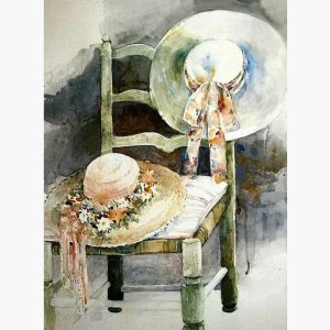 Κουτί με διακόσμηση καπέλα κοριτσιών