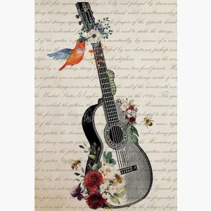 Κουτί με διακόσμηση μουσική 1